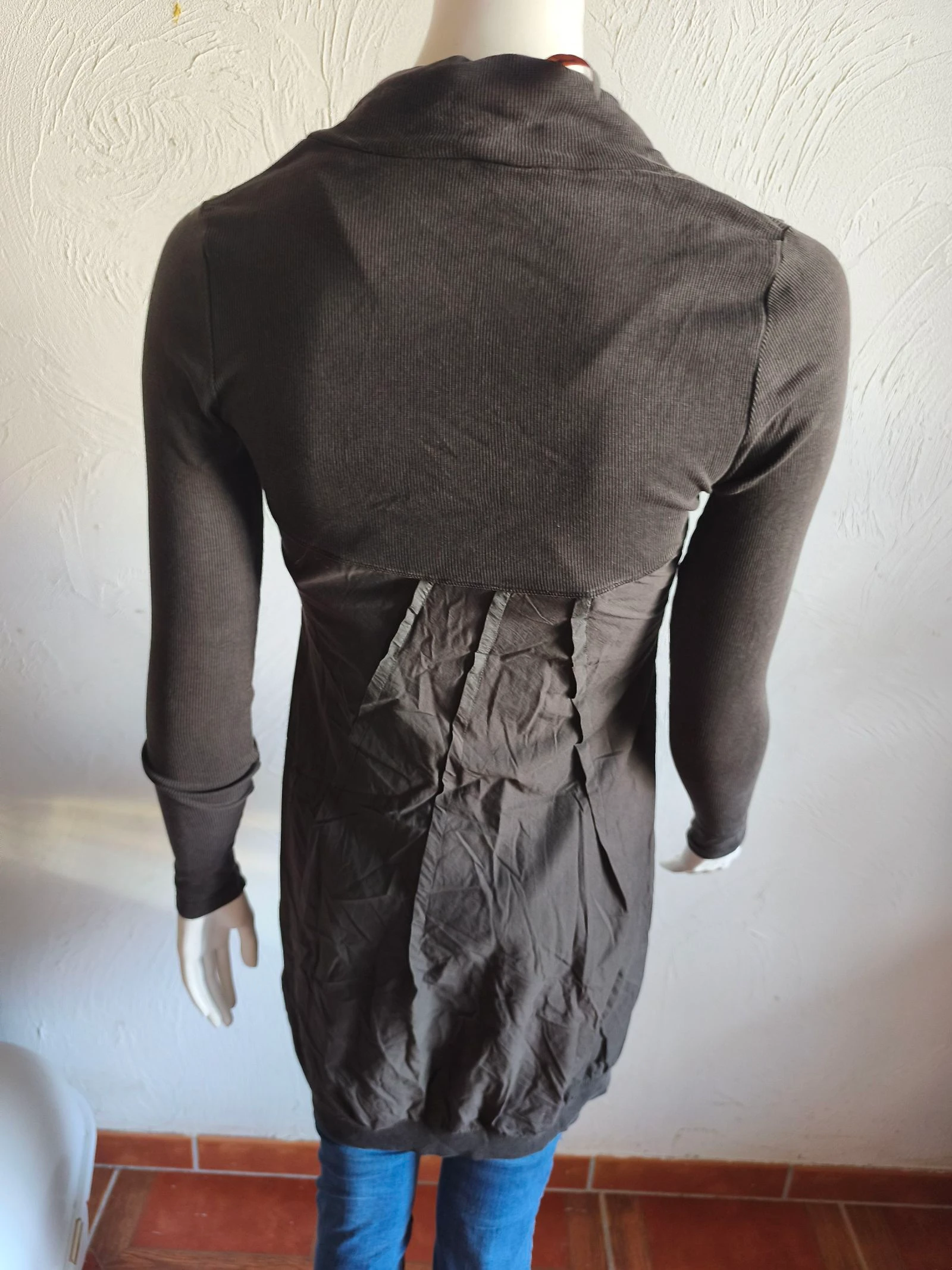 Vestido de dos materiales – photo 6